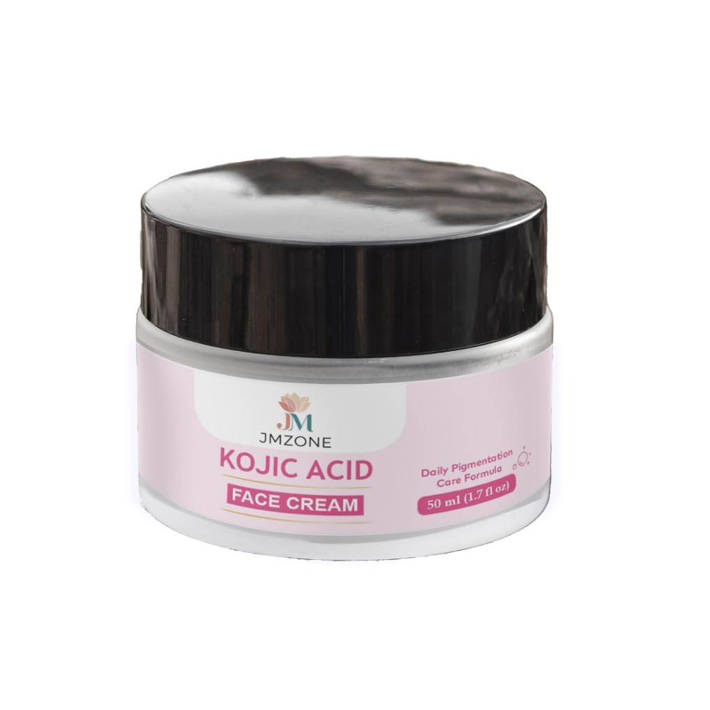 JMZONE Kojic Acid Face Cream, Daily Pigmentation Care Formula, with Niacinamide and Alpha Arbutin, 50ml