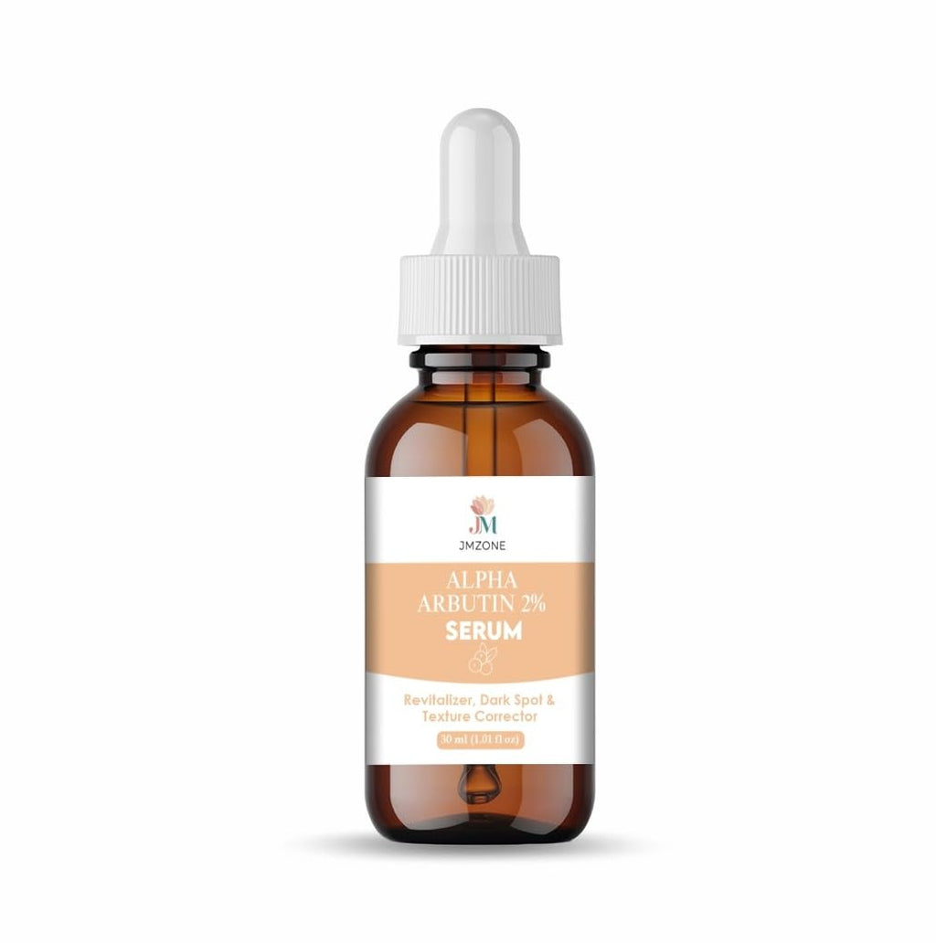 JMZONE Alpha Arbutin 2% Serum, Revitalizer, Dark Spot & Texture Corrector, 30 ml