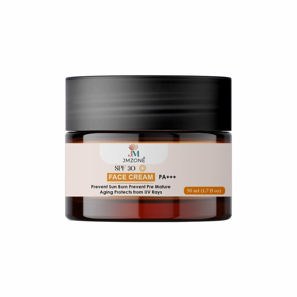 JMZONE SPF 30 Face Cream, PA+++, Oil-free Matte Finish, Sweat and Water Resistant, No White Casting, 50 ml