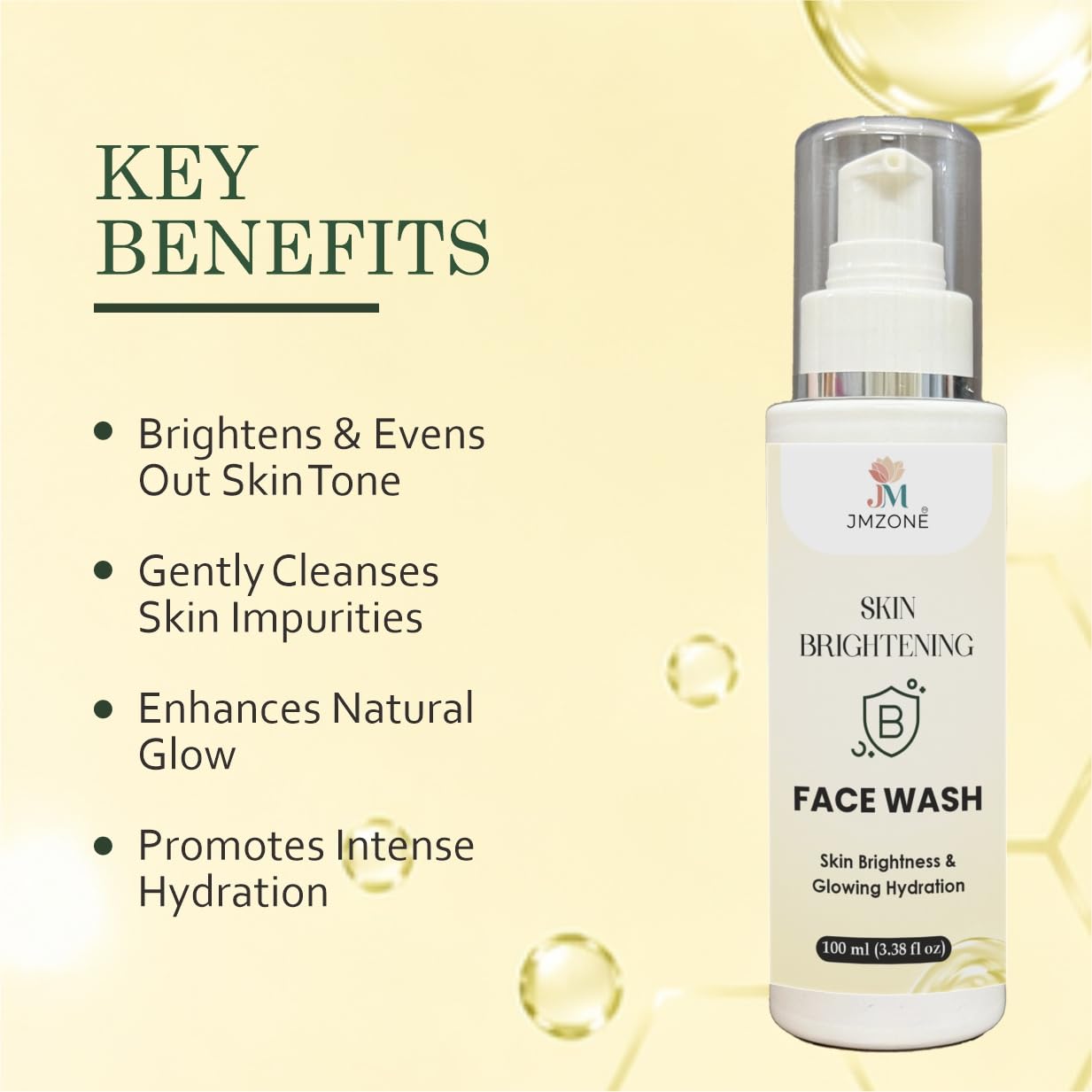 Jmzone 1% Salicylic Acid Face Wash, Acne and Oil Control, Liquid, 100 ml